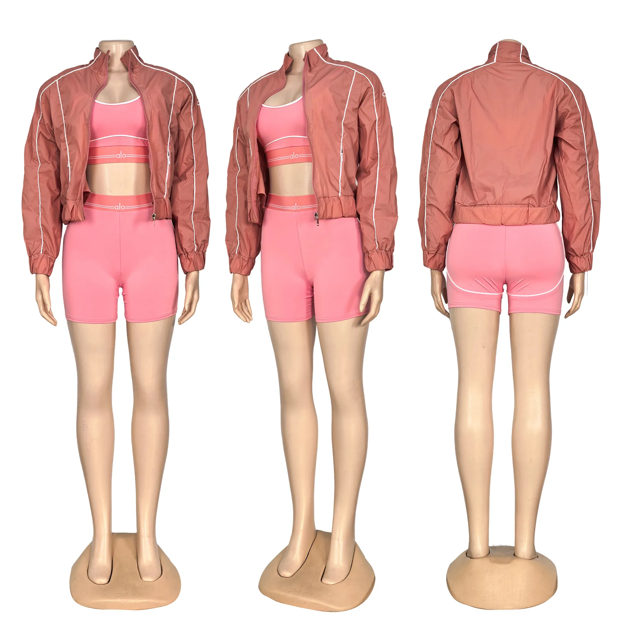 Three-piece shorts set